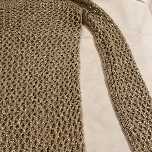 Sparkly tan knitted sweater - Picture 11 of 15